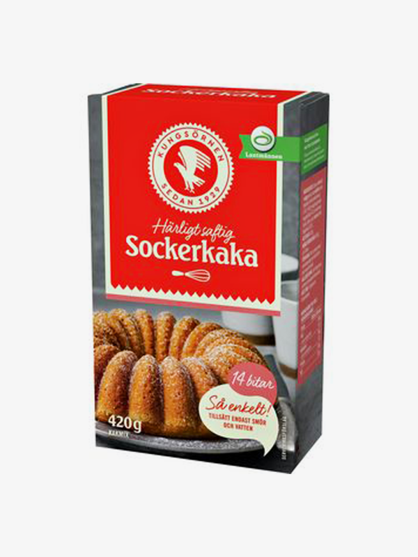 Kungsörnen Sockerkaka Kaffebrödsmix Lättbakat 420g