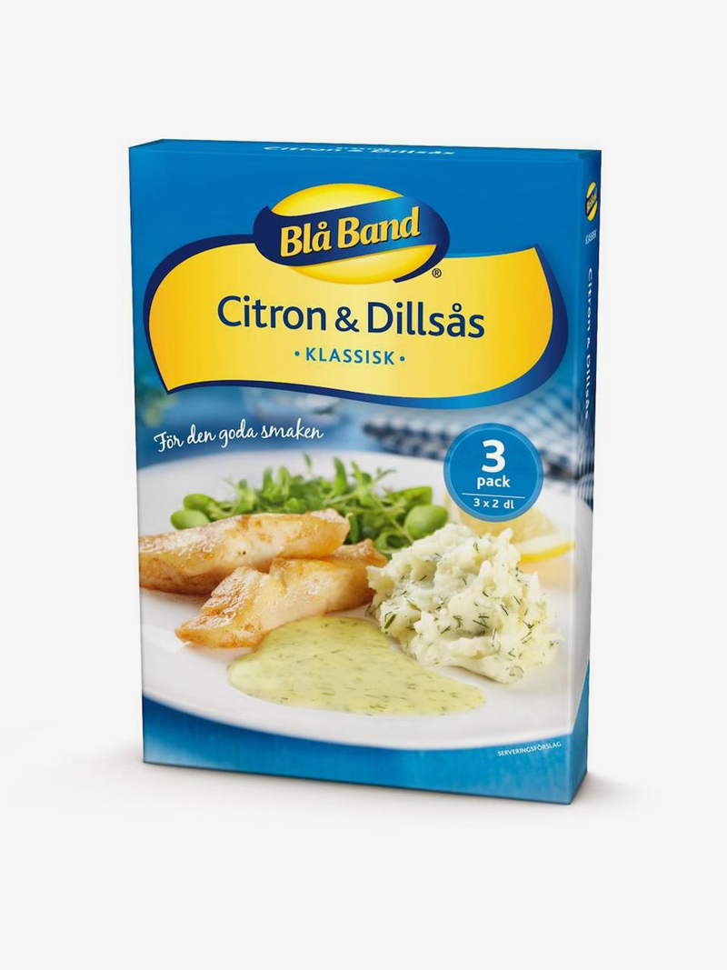Citron & Dillsås Pulver Blå Band 3p