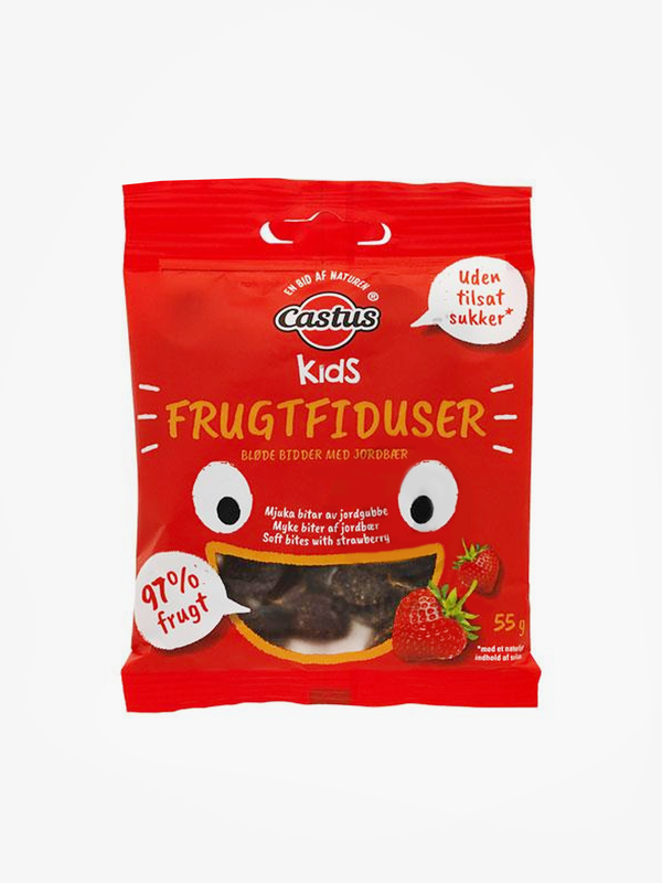 Castus Frugtfiduser Bløde Bider m/Jordbbær