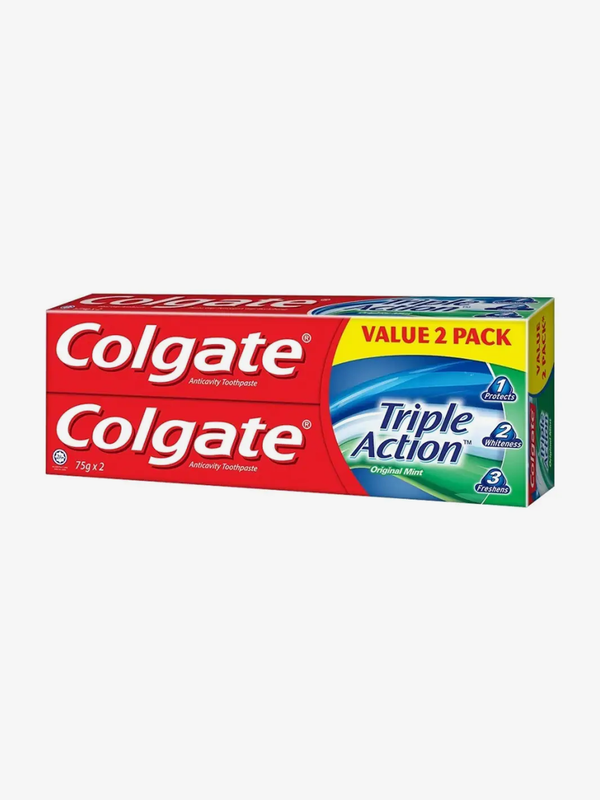 Colgate Triple Action Original Mint 2x75ml