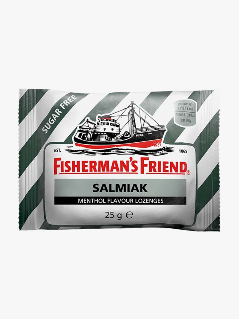 Fisherman's Salmiak Sugar Free Halstabletter 25g