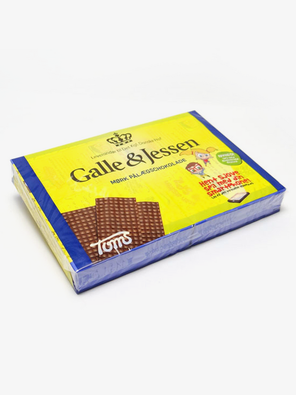 Galle & Jessen Pålægschokolade Mørk 2-pak 216g