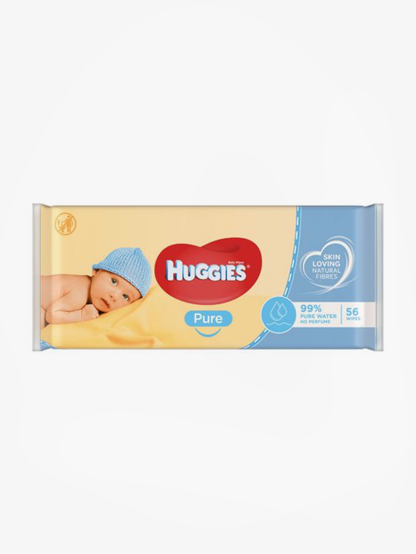 Huggies Pure Baby Wipes 56stk