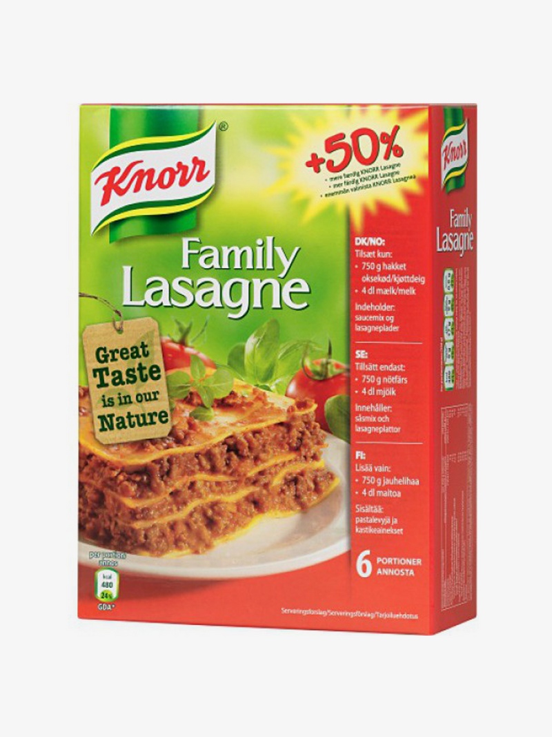 Knorr Lasagne Family