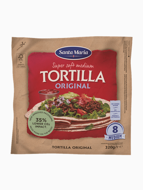 S.M. Tortilla Original 8 Medium