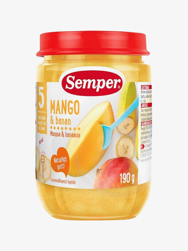 Semper Mango & Banan 190g
