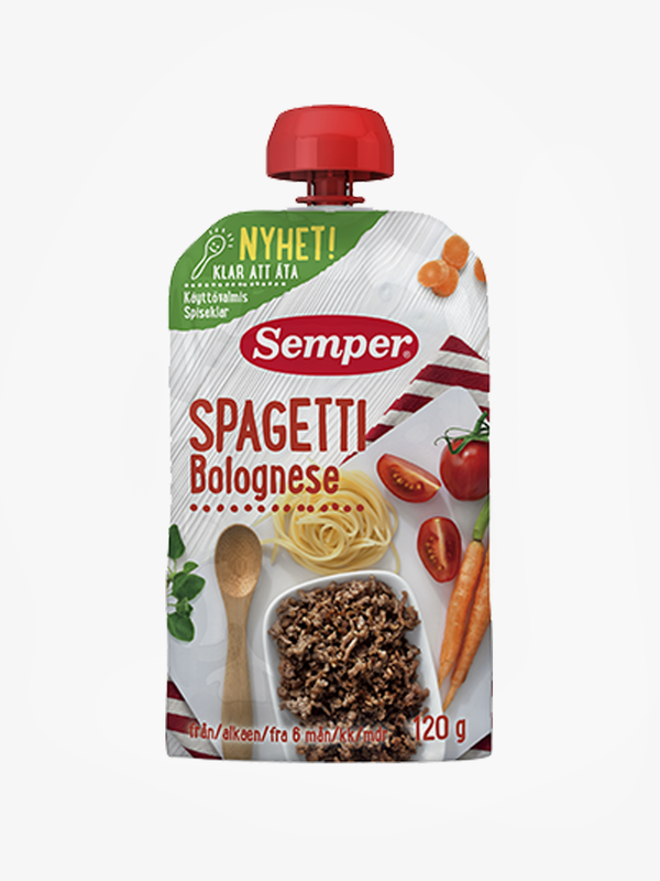 Semper Spaguetti Bolognese Pouch gm 120g